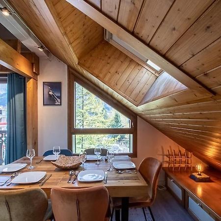 Bel Appartement Entier En Style Chalet A Chamonix Exteriör bild