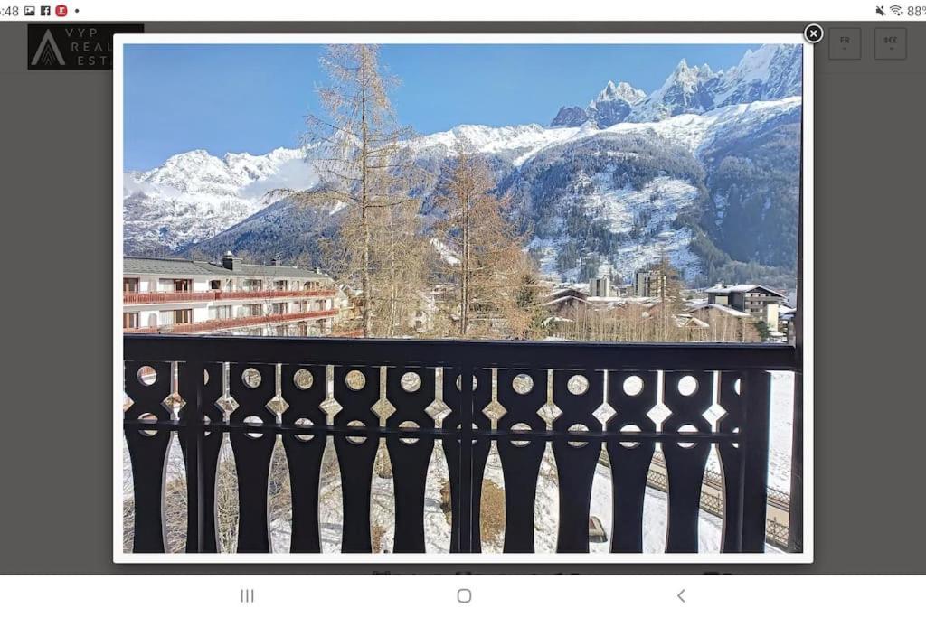 Bel Appartement Entier En Style Chalet A Chamonix Exteriör bild