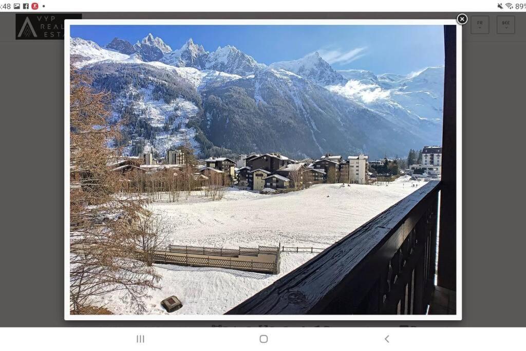 Bel Appartement Entier En Style Chalet A Chamonix Exteriör bild